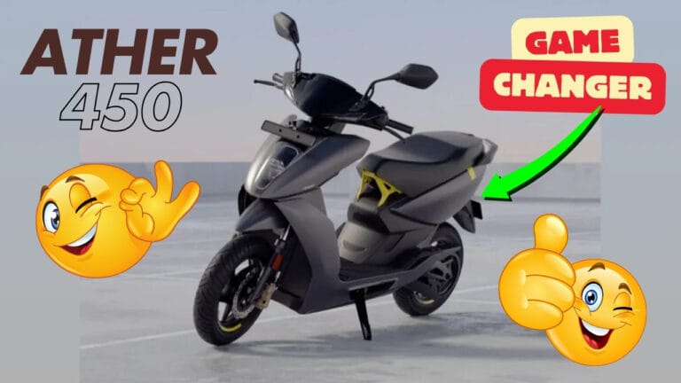Say Goodbye to Petrol! Ather 450 Combines Speed, Elegance, and Savings