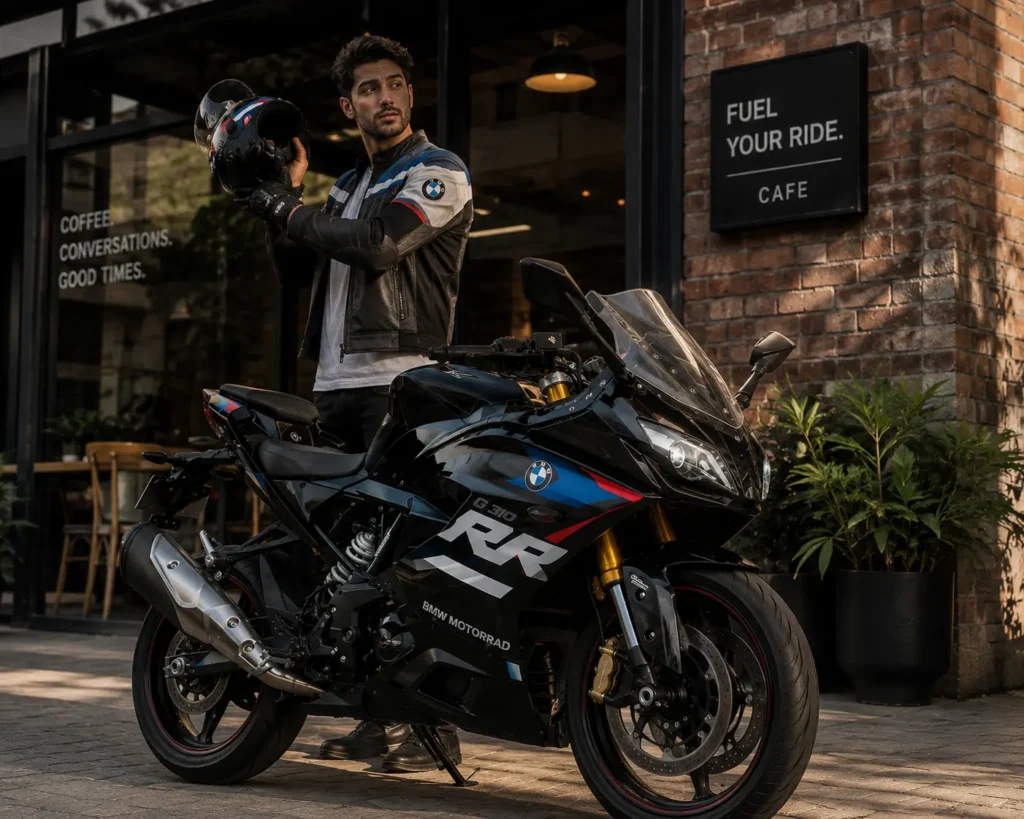BMW G 310 RR lifestyle premium sports bike ownership scene