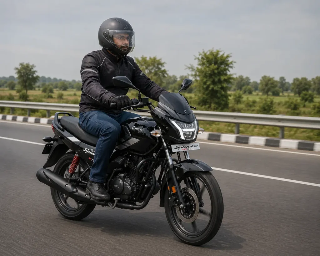 Hero Splendor 125 XTEC highway mileage and performance