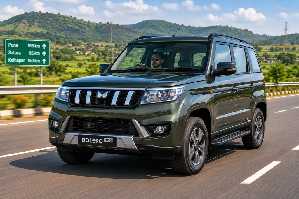 Mahindra Bolero Neo diesel SUV highway performance and mileage