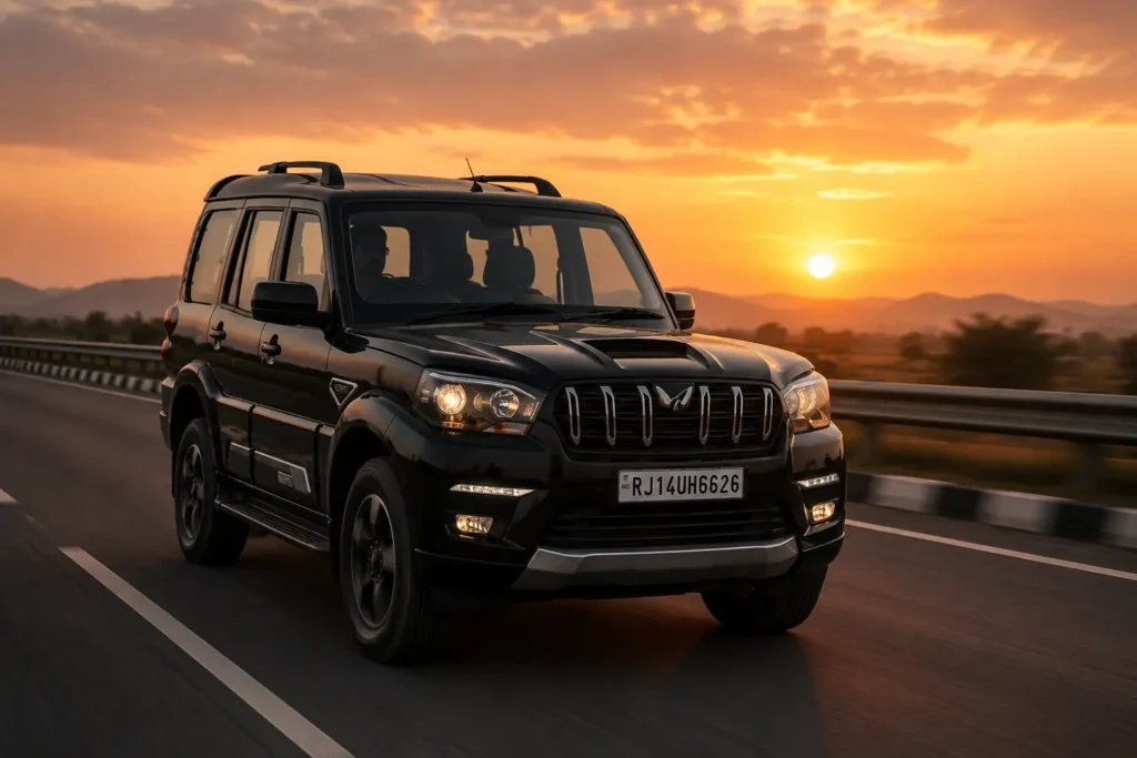 Mahindra Scorpio Classic highway driving and road presence