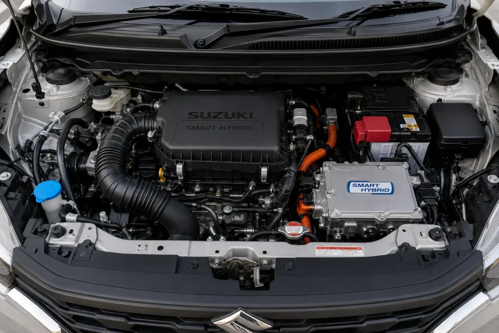 K15C Smart Hybrid petrol engine powering the Maruti Suzuki Ertiga