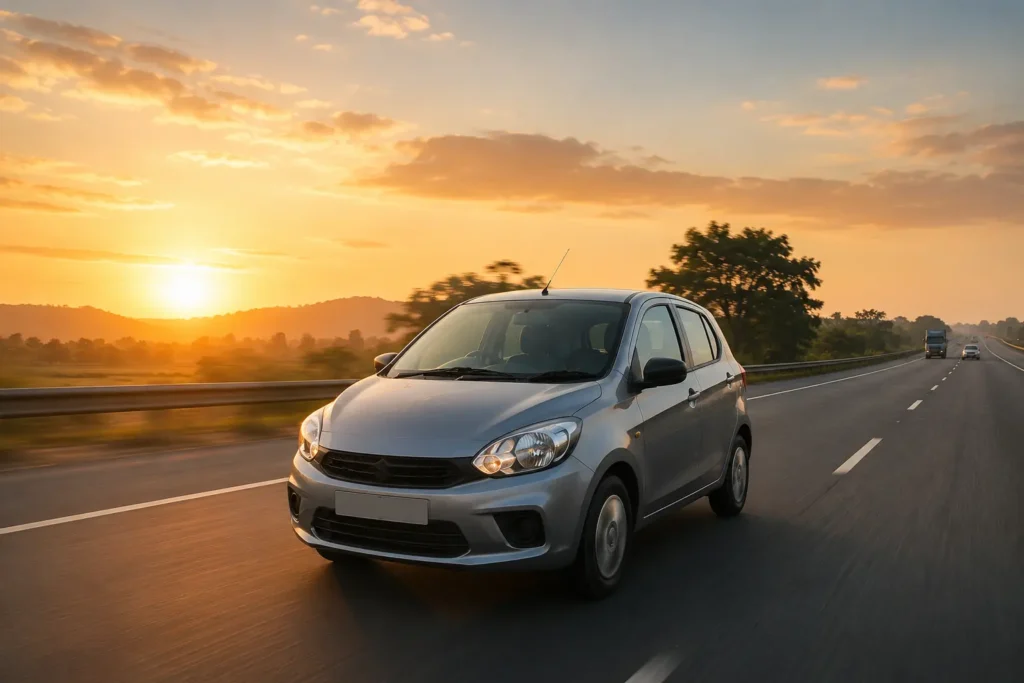 Fuel-efficient hatchback car for Indian buyers under ₹5 lakh