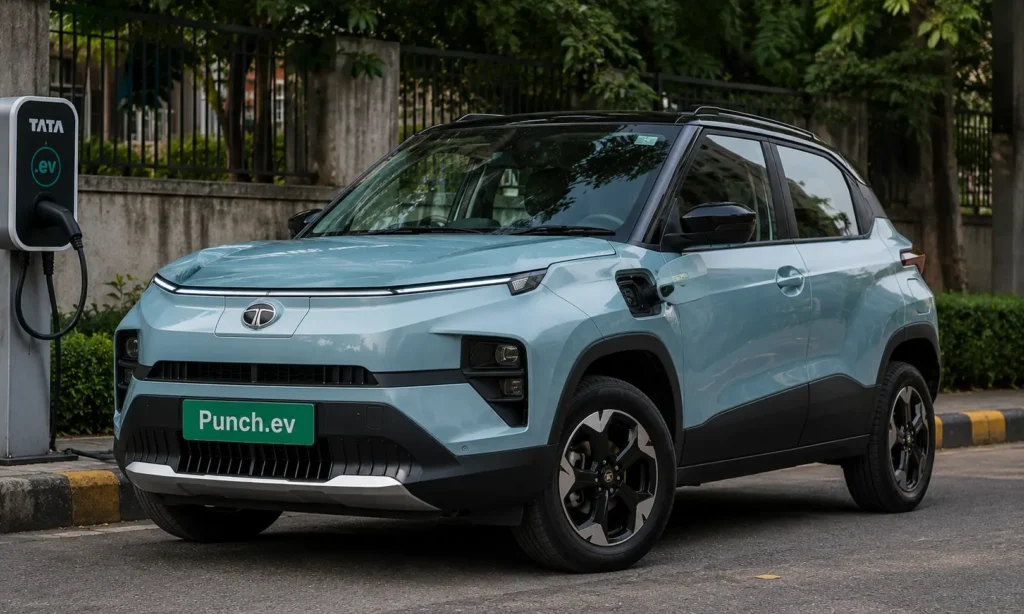Tata Punch EV exterior design and compact SUV styling