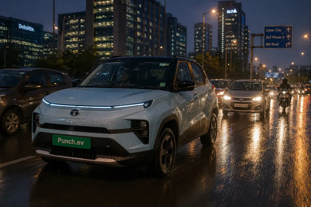 Tata Punch EV used for practical daily city commuting in India