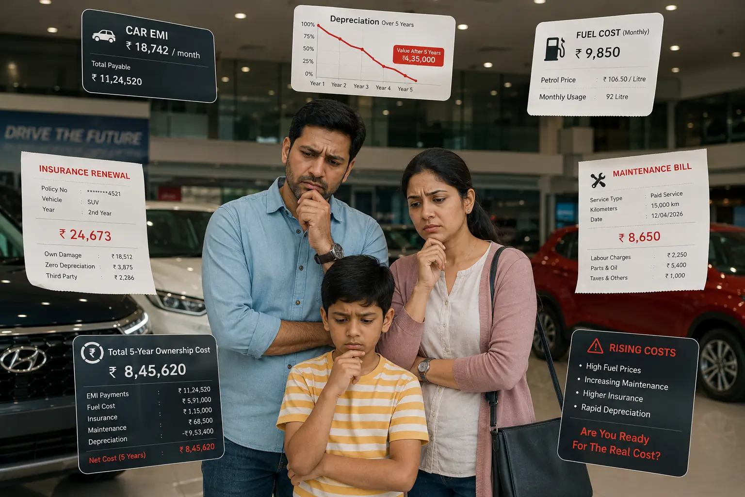 True Total Cost of Car Ownership in India: Beyond EMI & Fuel Expenses