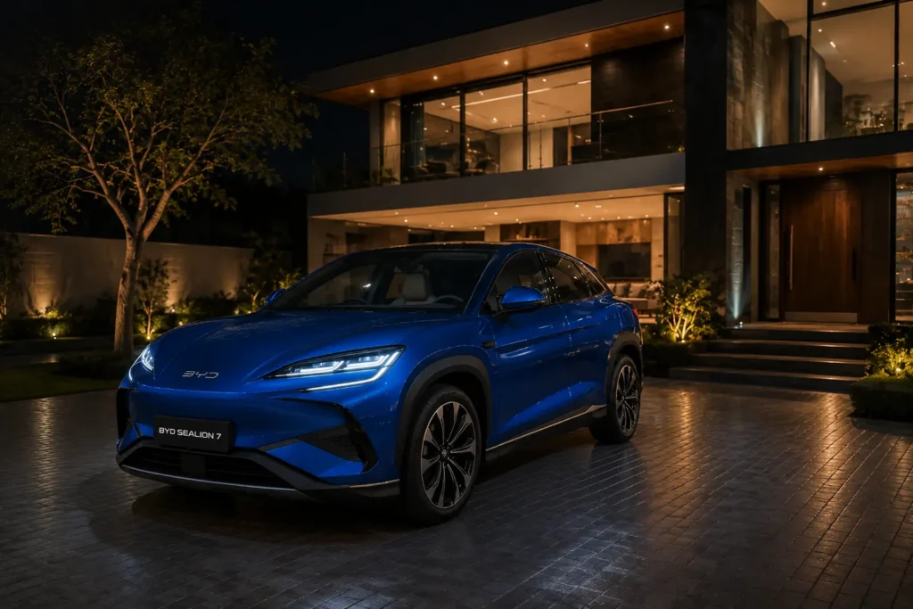BYD Sealion 7 luxury EV lifestyle image