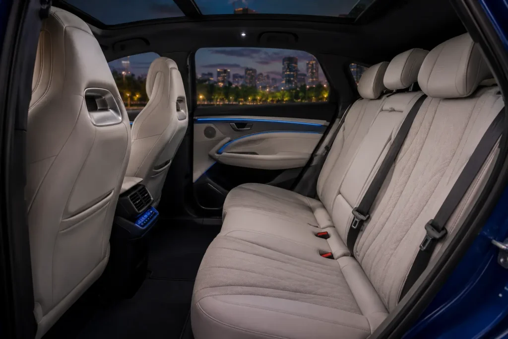 BYD Sealion 7 rear passenger legroom