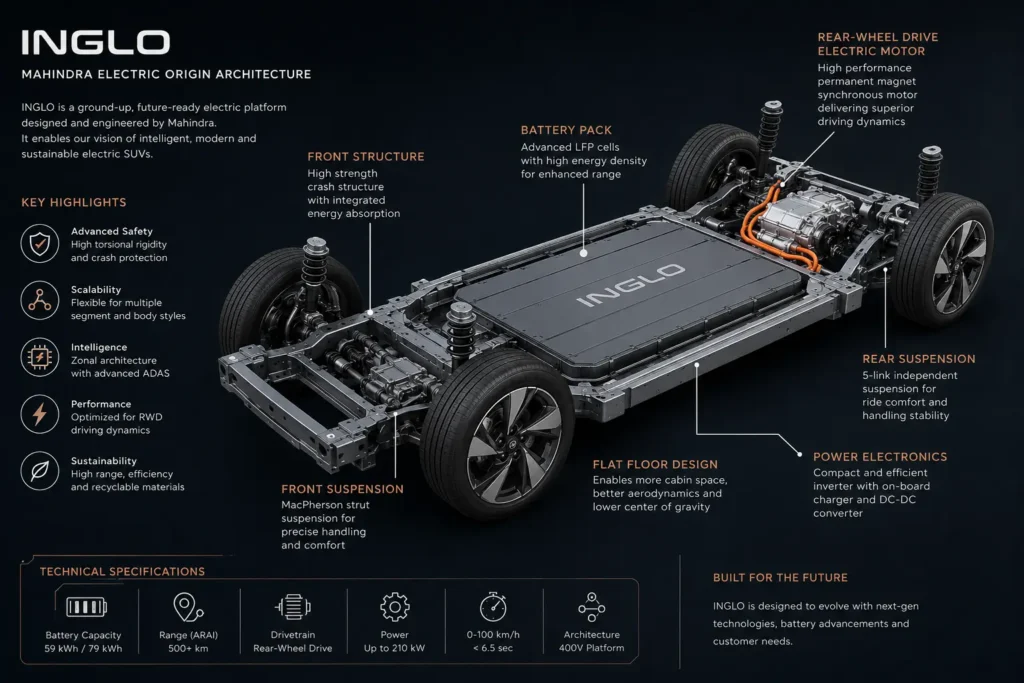 Mahindra XEV 9e INGLO EV platform architecture