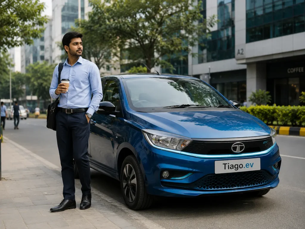 Urban commuter with Tata Tiago EV