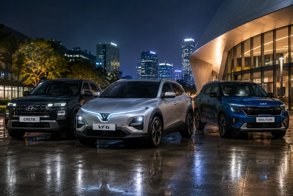 VinFast VF6 exterior styling and road presence