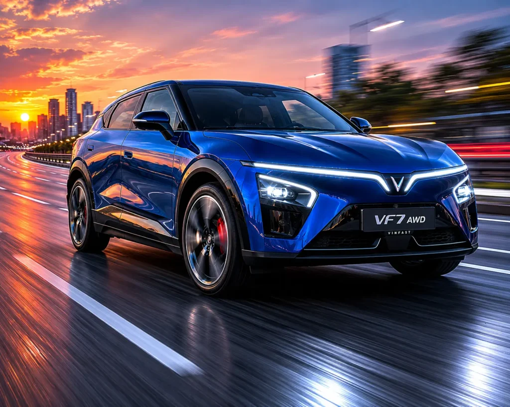 VinFast VF7 AWD performance and acceleration
