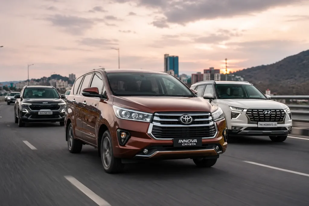 Toyota Innova Crysta highway touring capability