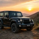 Mahindra Thar 3-Door 2026 front three-quarter view