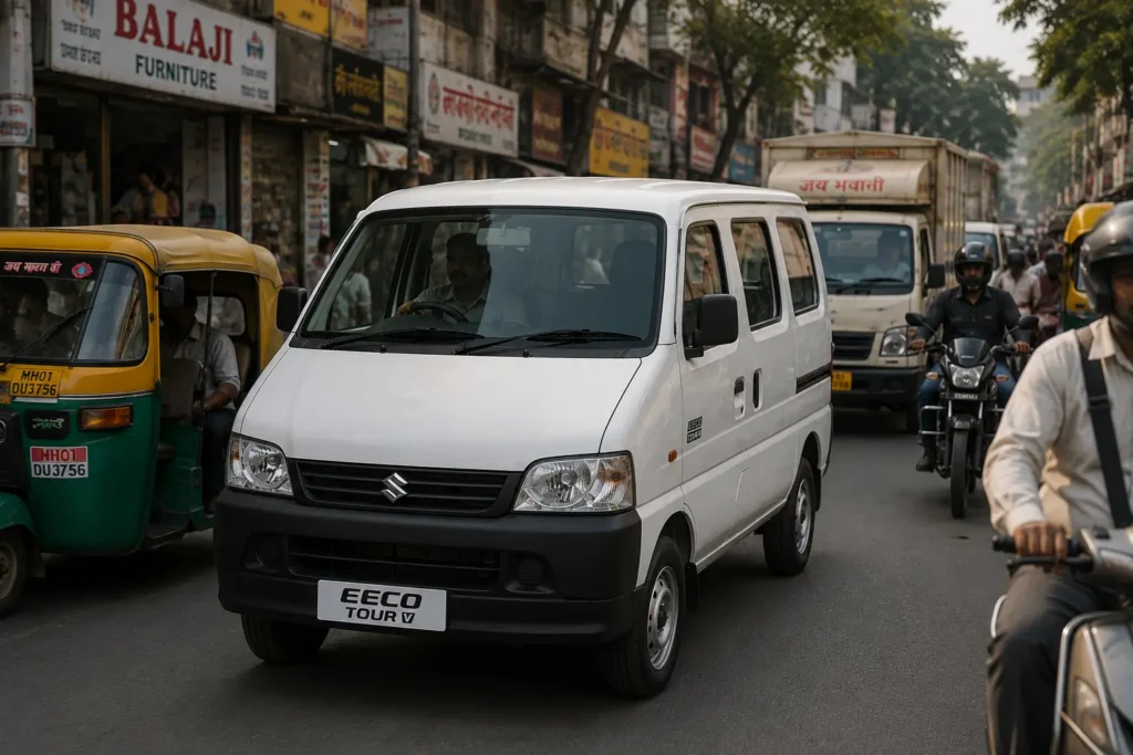 Eeco Tour V used for city logistics and delivery operations