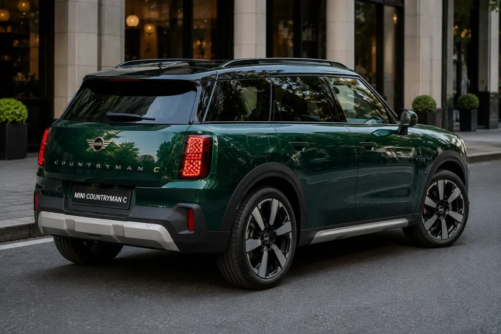 Rear design of Mini Countryman C with LED taillights