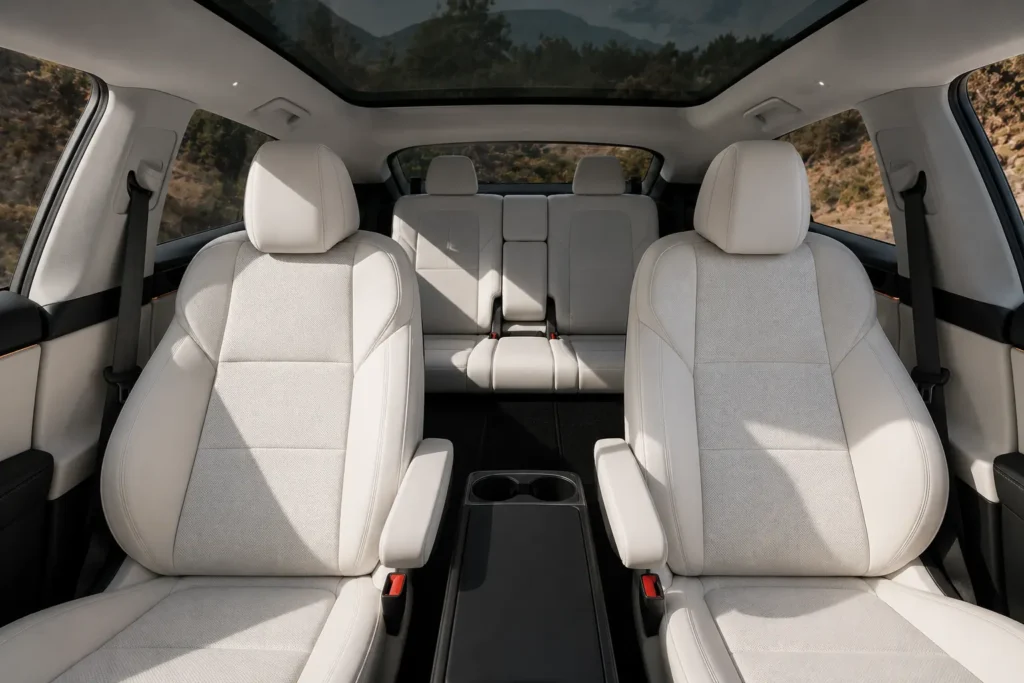 Tesla Model Y L six-seater captain chair layout